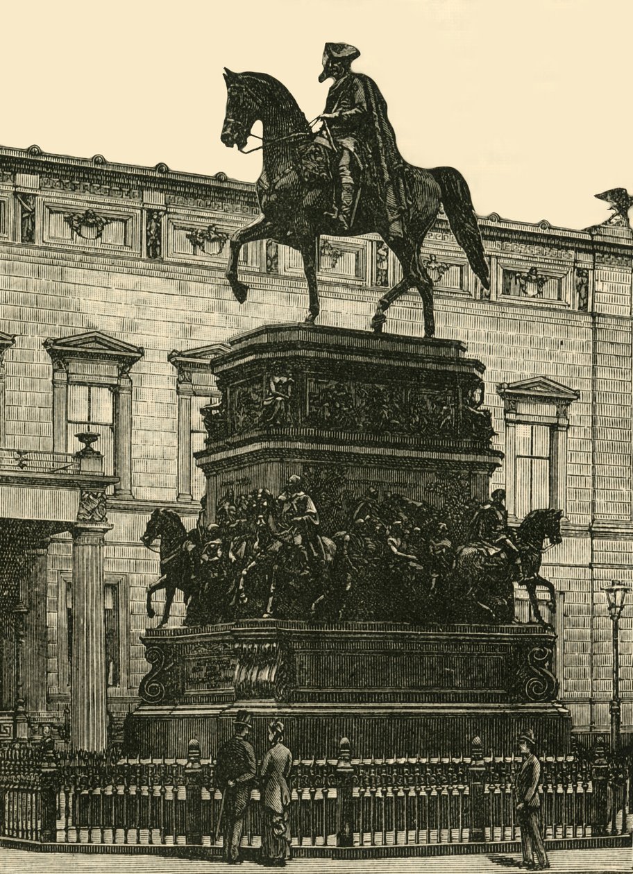 Rauchs Socha Fridricha Velikého, Berlín, 1890. od Unbekannt