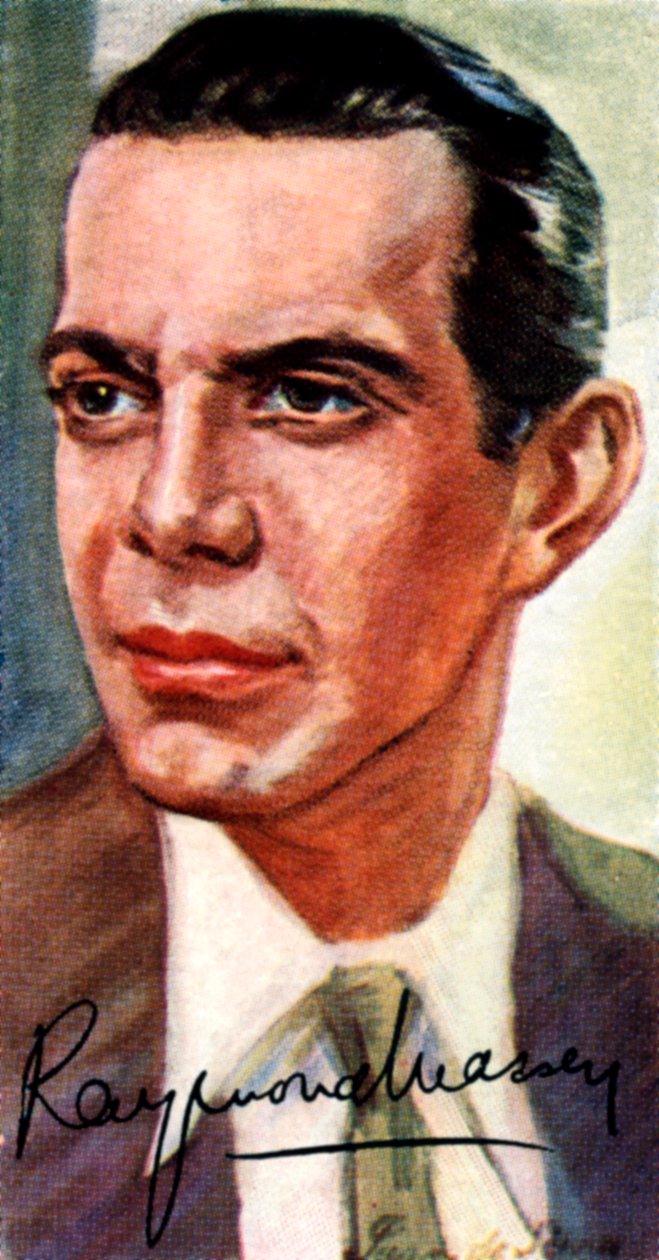 Raymond Hart Massey, 1896-1983, kanadský herec, 20. století od Unbekannt