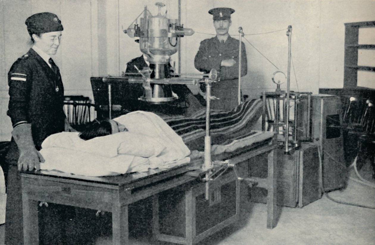 Paprsky, které odhalují tajná zákoutí těla, c1935 od Unbekannt