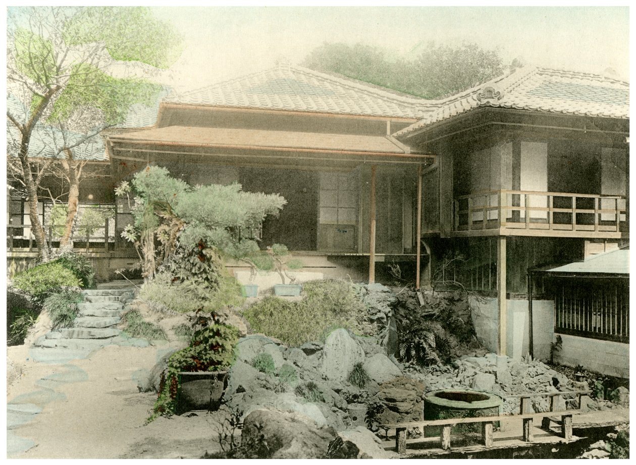 Zadní roh japonského domu, 1904 od Unbekannt