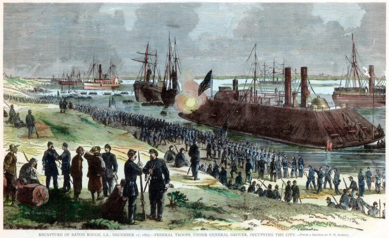 Znovuzískání Baton Rouge, Louisiana, Americká občanská válka, 17. prosince 1862 od Unbekannt
