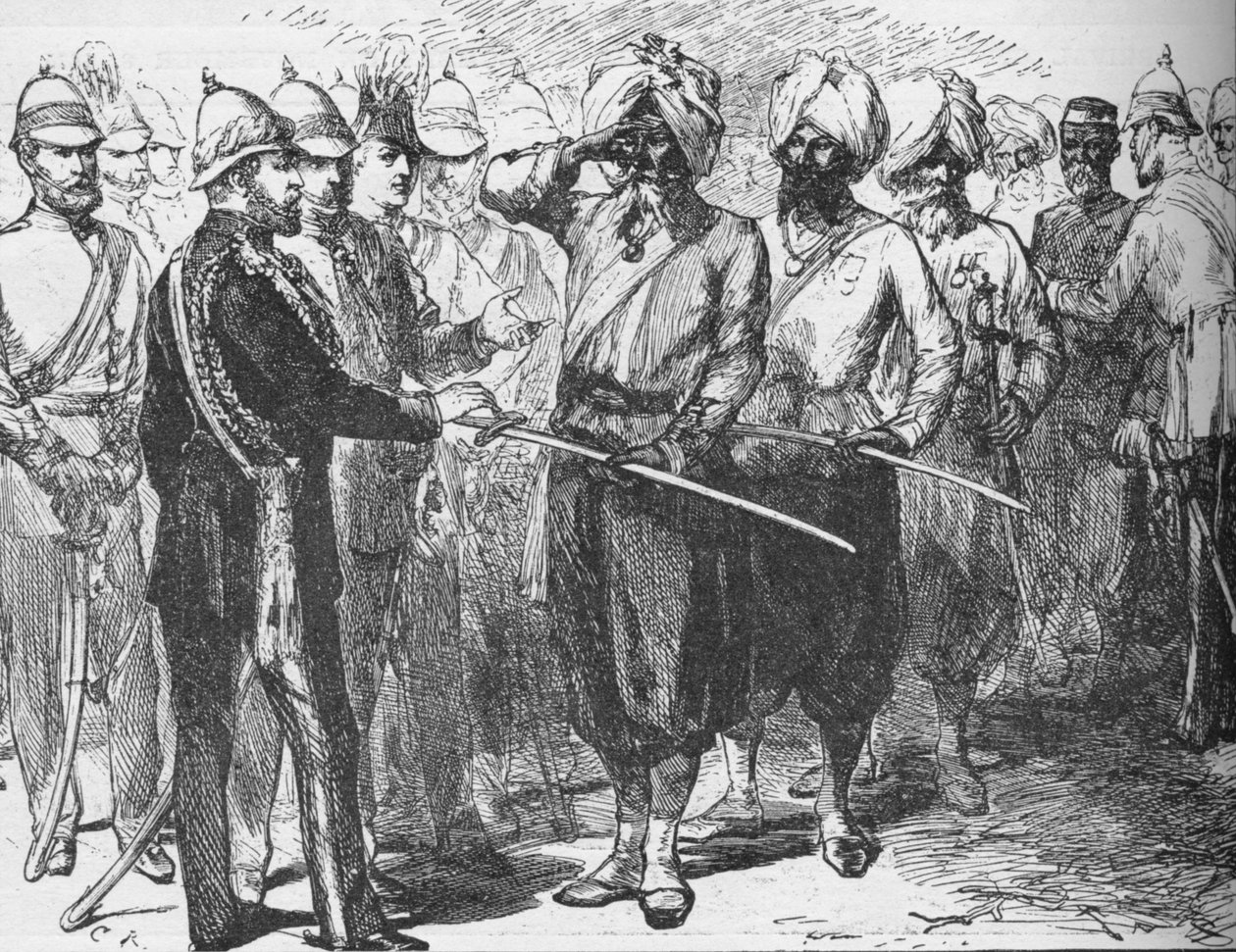 Přijetí pro ty, kteří přežili obranu Lucknow, Indie, leden 1876 1908 od Unbekannt