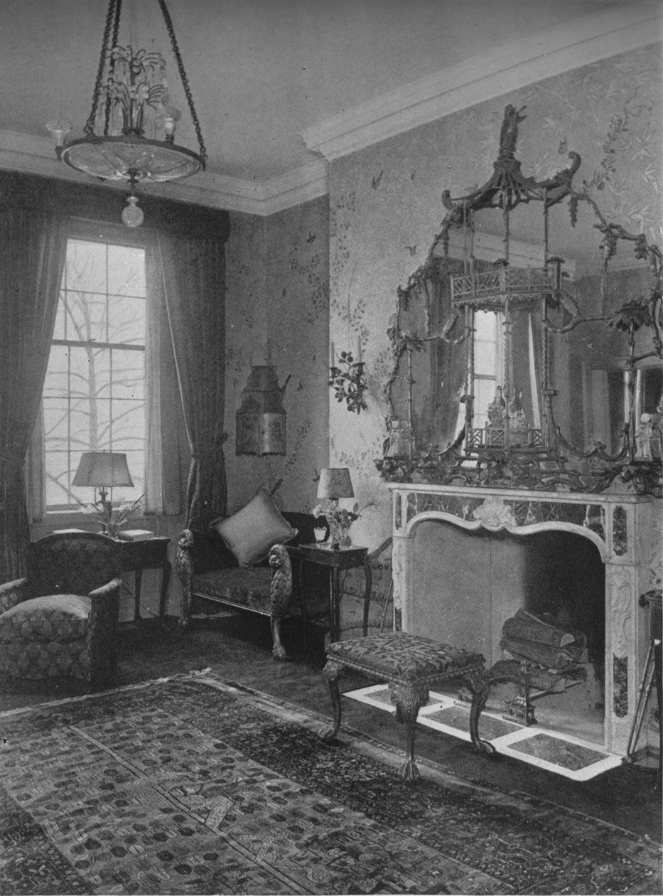 Přijímací místnost, dům slečny Anne Morganové, New York City, 1924 od Unbekannt