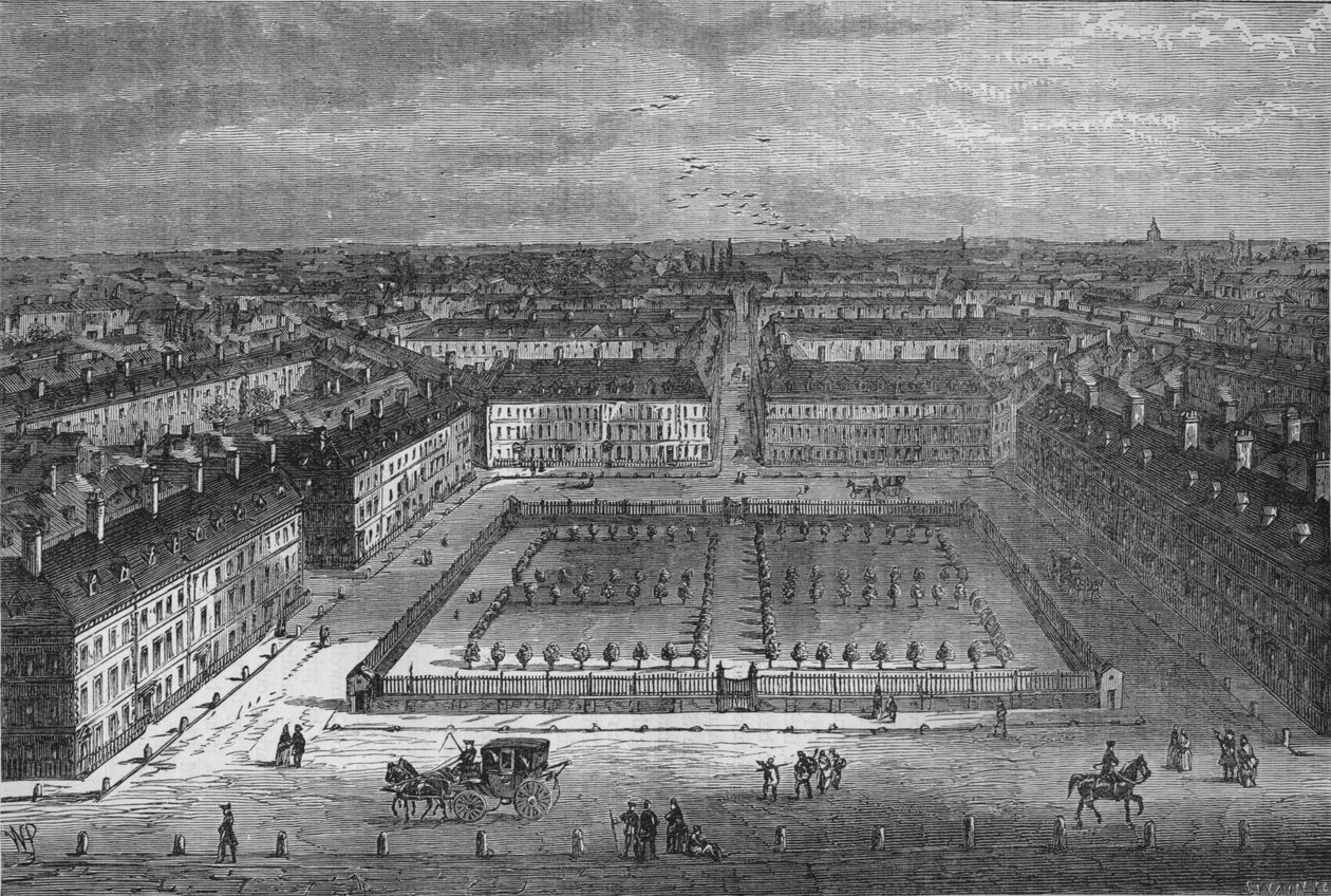 Red Lion Square, Londýn, v roce 1800, 1878 od Unbekannt