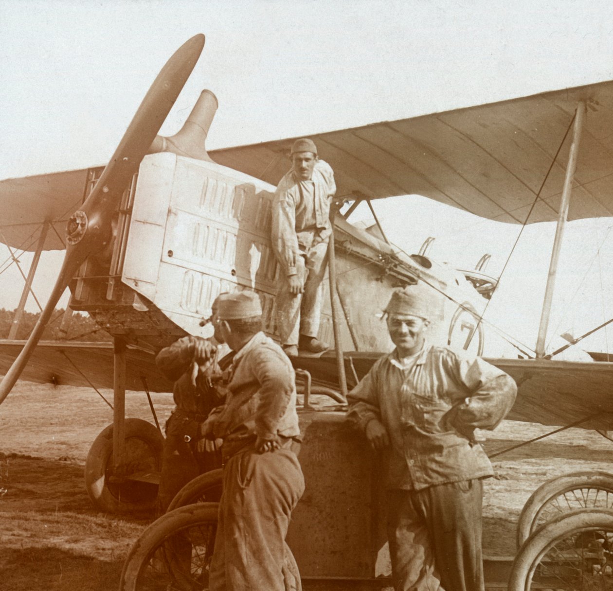 Tankovací dvouplošník, c1914-c1918 od Unbekannt
