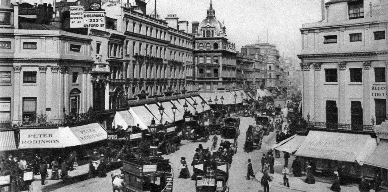 Regent Circus Oxford Circus, Londýn, 80. léta 19. století, 1926-1927 od Unbekannt
