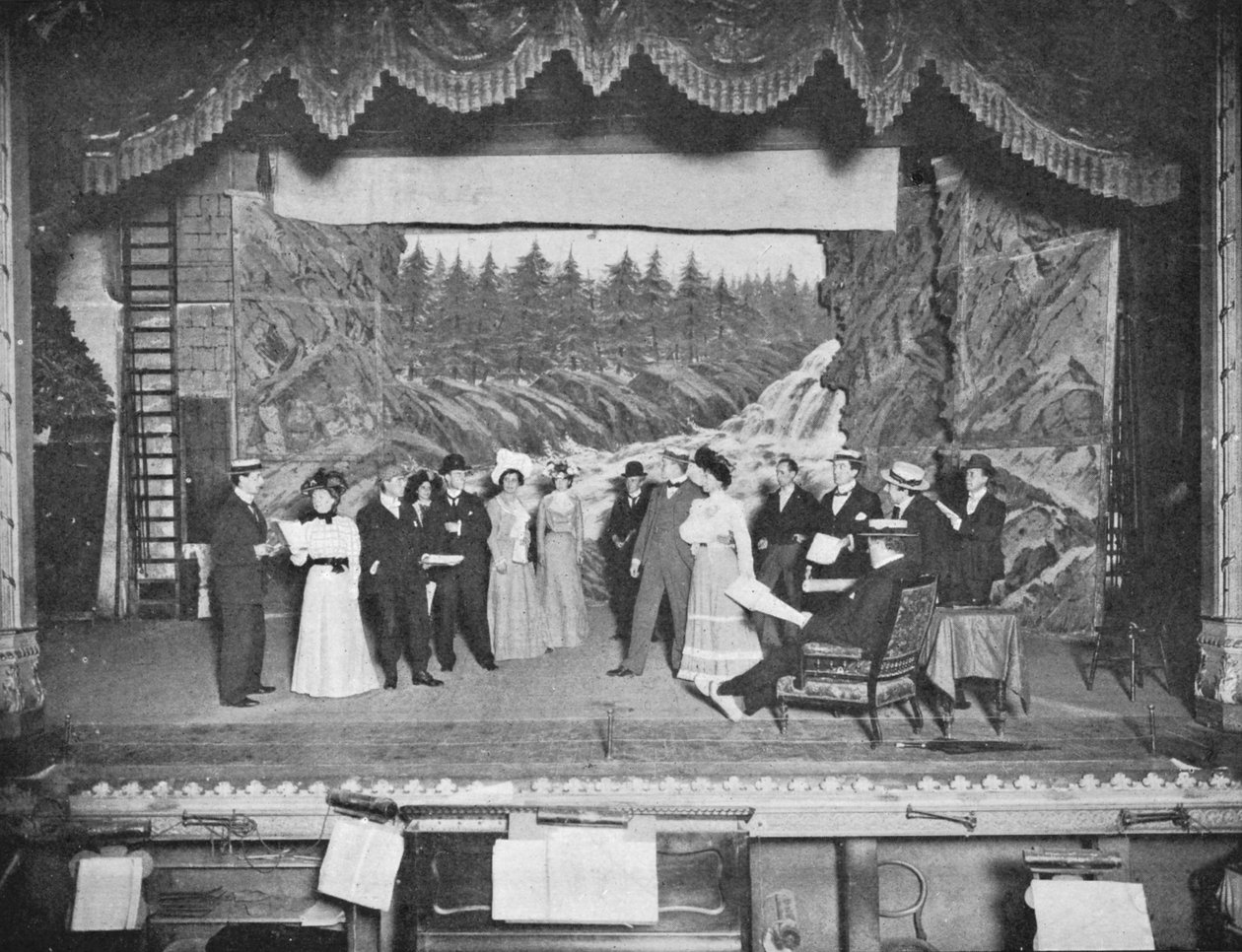 Zkoušíme hru v obyčejných šatech, Londýn, c1901 1901 od Unbekannt