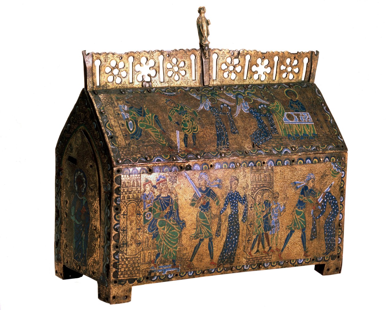 Relikviář se scénami ze života svaté Valerie, c1170 od Unbekannt