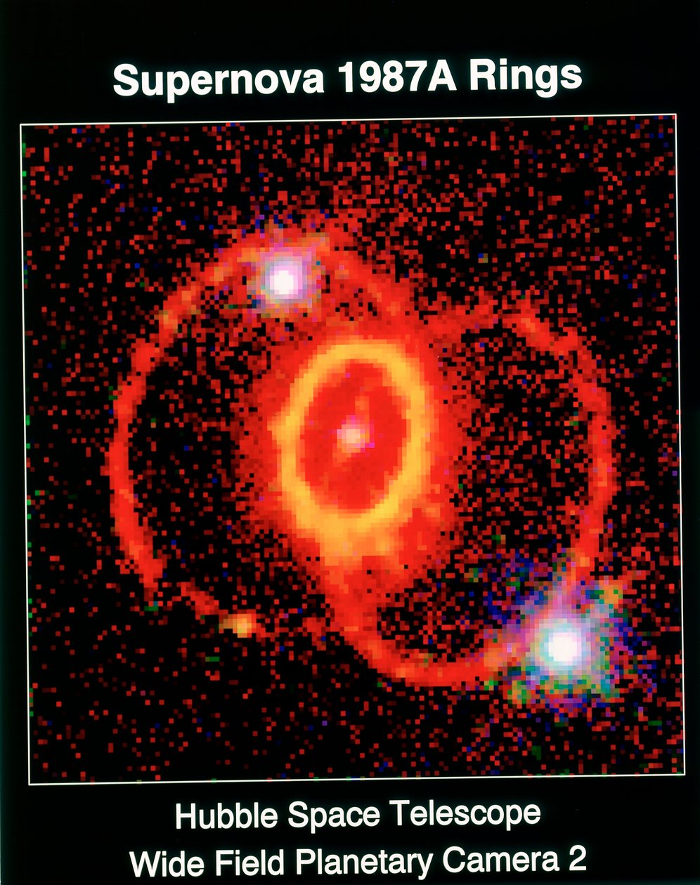 Pozůstatek supernovy 1987A od Unbekannt