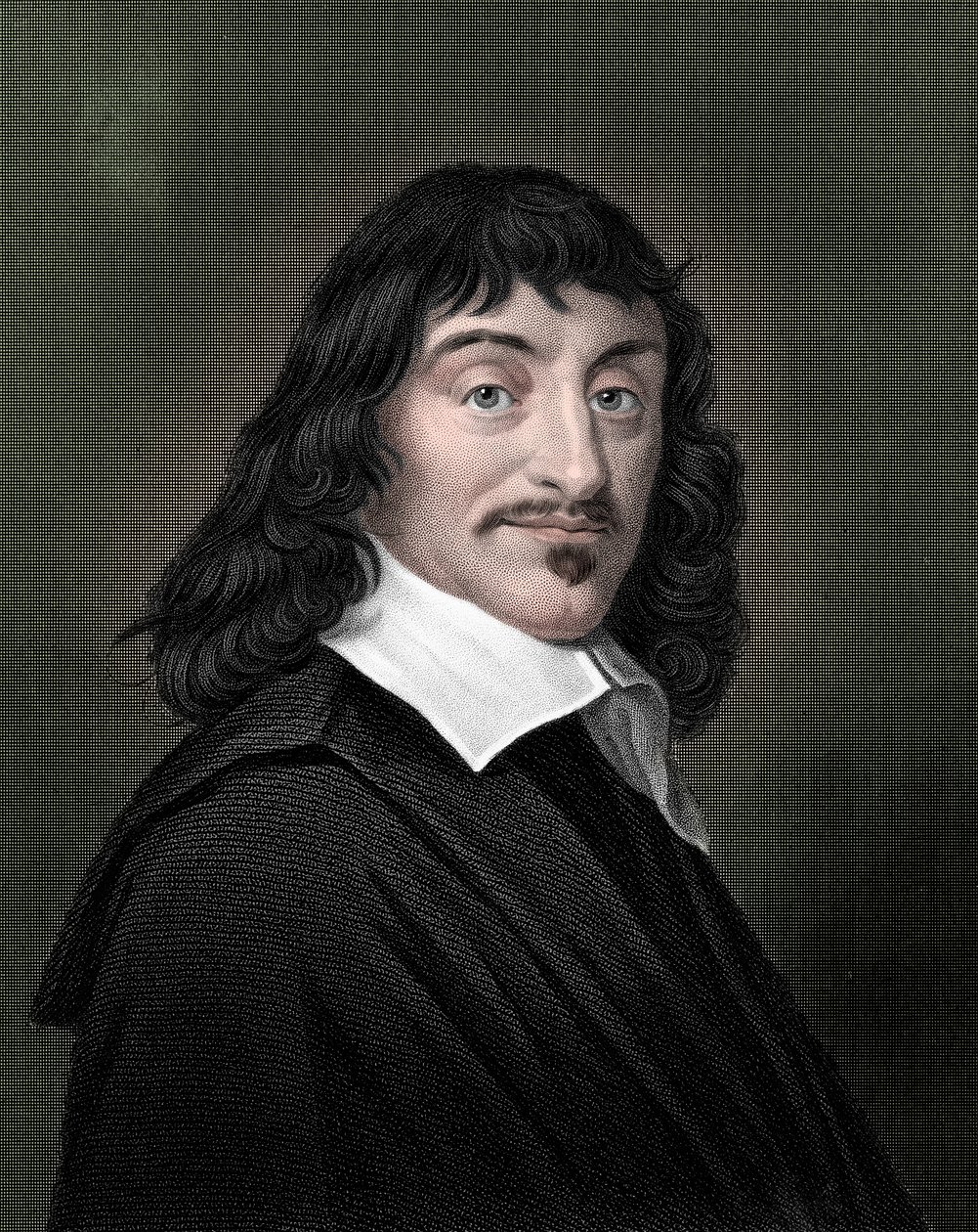 René Descartes, francouzský filozof a matematik, 1835 od Unbekannt