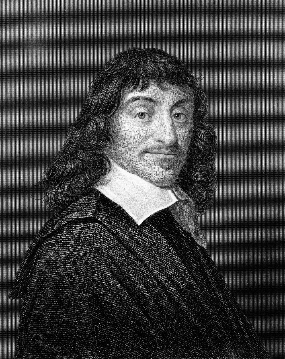 René Descartes, francouzský filozof a matematik, 1835 od Unbekannt