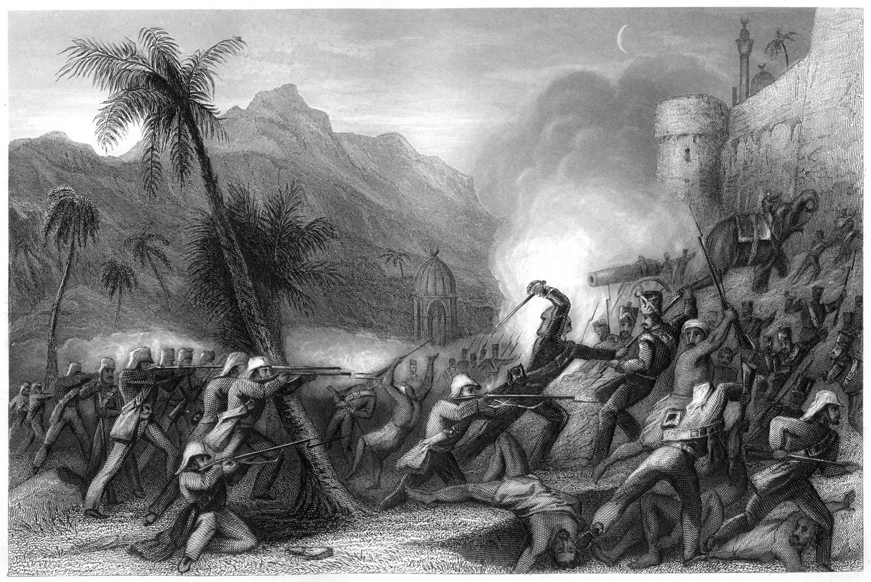 Odražení výpadu před Dillí, 1857, c1860 od Unbekannt