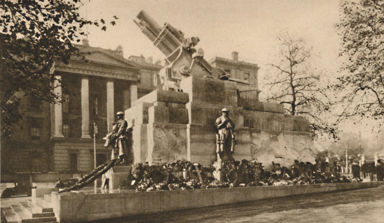Znázornění 9-palcové houfnice, která způsobila velkou kontroverzi, c1935. od Unbekannt