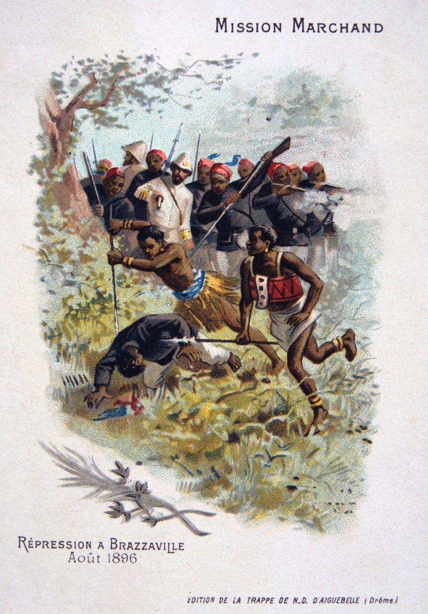 Represe v Brazzaville, srpen 1896 od Unbekannt