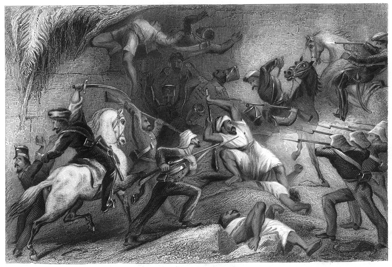 Odražení výpadu z Dillí, 1857, c1860 od Unbekannt