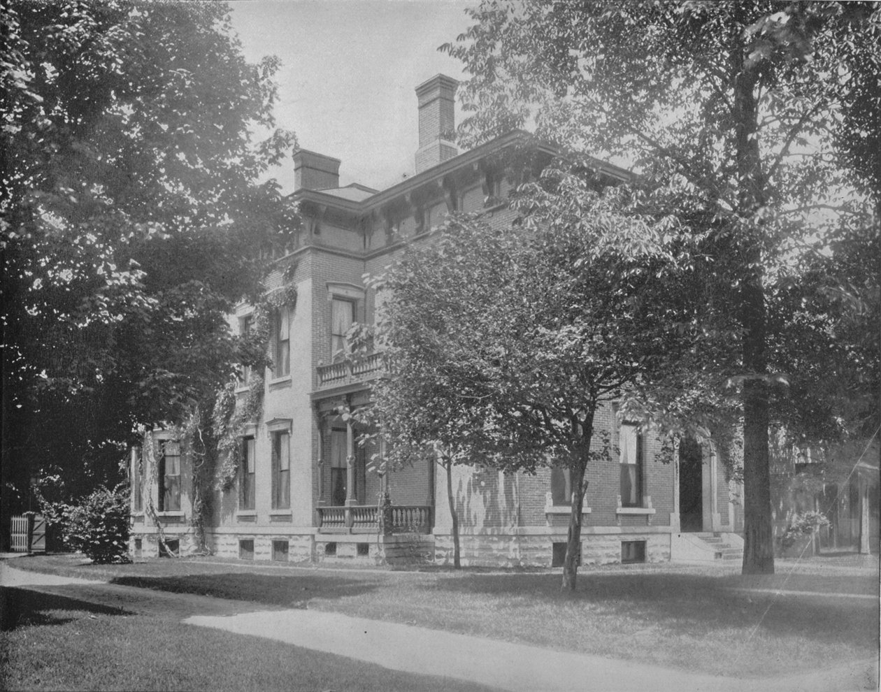 Rezidence bývalého prezidenta Harrisona, Indianapolis, Indiana, c1897. od Unbekannt