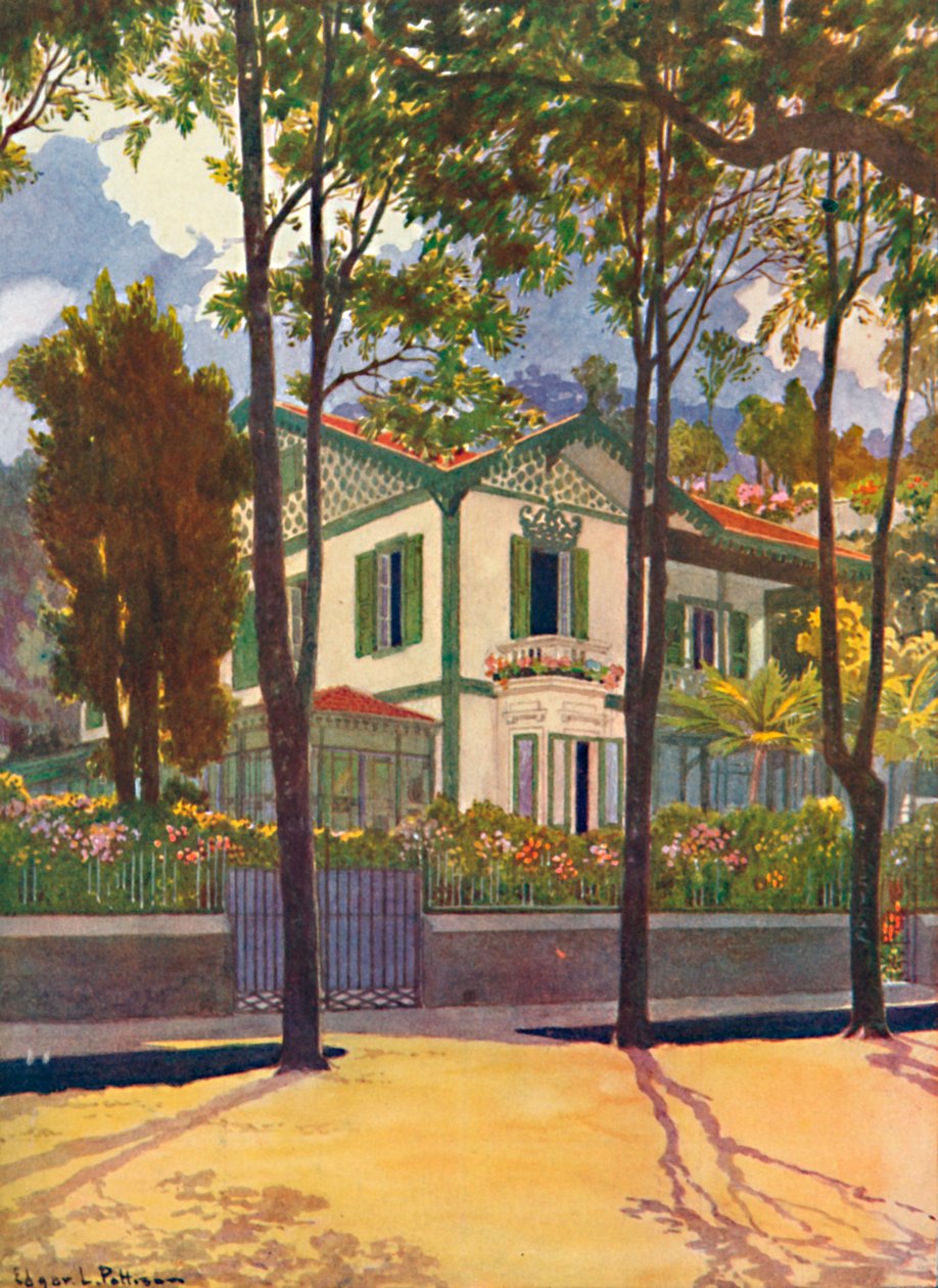 Sídlo pana Franka H. Waltera, Petropolis, 1914 od Unbekannt