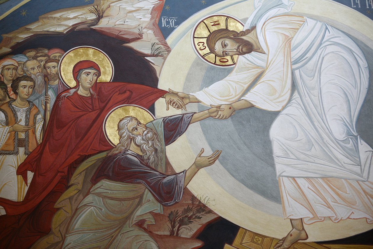 Vzkříšení. Ježíš, Adam a Eva Vídeň Rakousko od Unbekannt