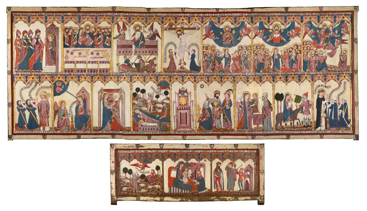 Retable and Frontal of Life of Christ and the Virgin Made for Pedro López de Ayala, 1396. od Unbekannt