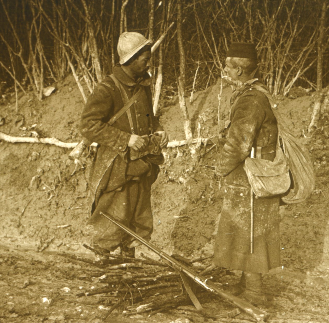 Návrat z Verdunu, severní Francie, c1914-c1918 od Unbekannt