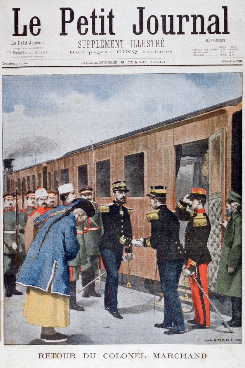 Návrat plukovníka Marchanda do Číny, 1902 od Unbekannt