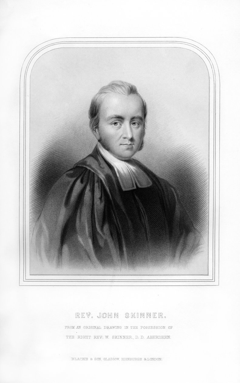Reverend John Skinner, skotský historik a skladatel, 1870 od Unbekannt