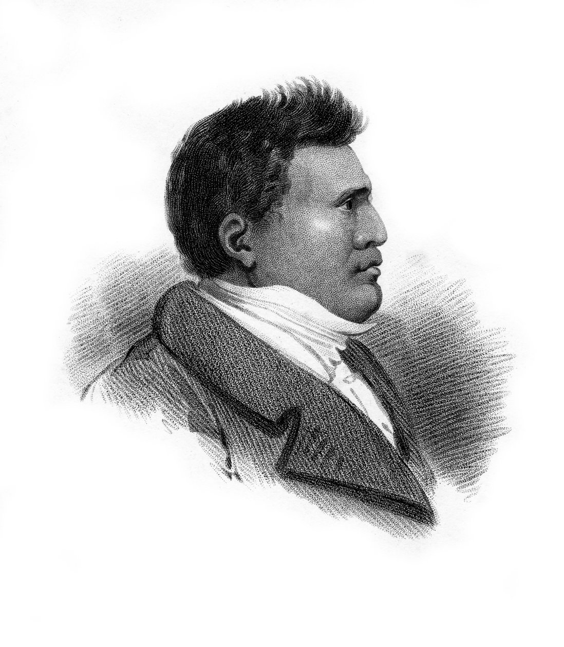 Rhio Rhio, král Sandwichových ostrovů, c1824 od Unbekannt