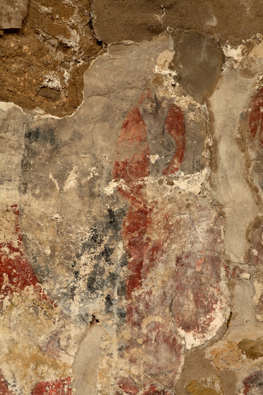 Ribelles. Kostel. Interiér. Apsida. Nástěnné malby. Detail. Románský. od Unbekannt