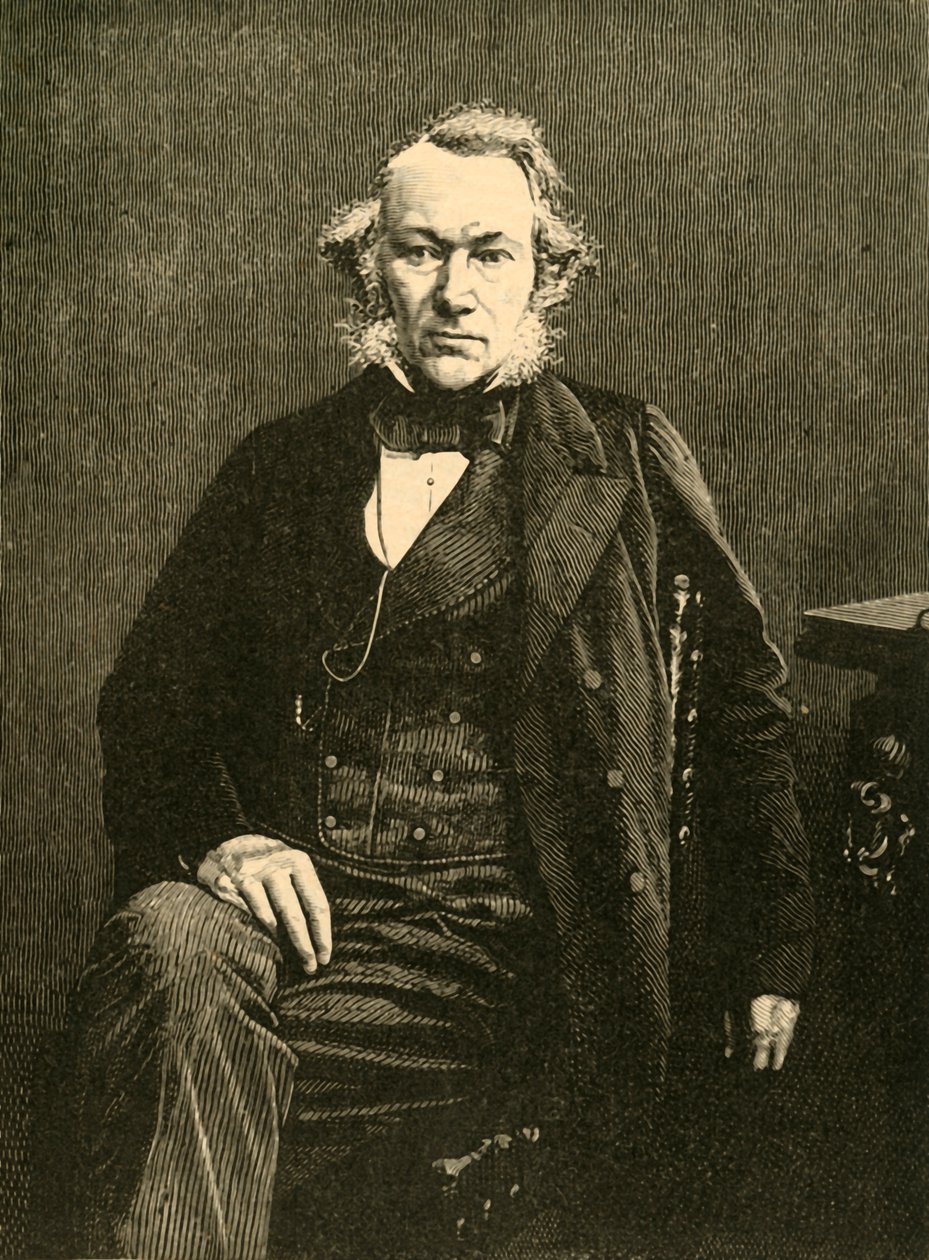 Richard Cobden, britský výrobce a politik, c1863 c1890. od Unbekannt