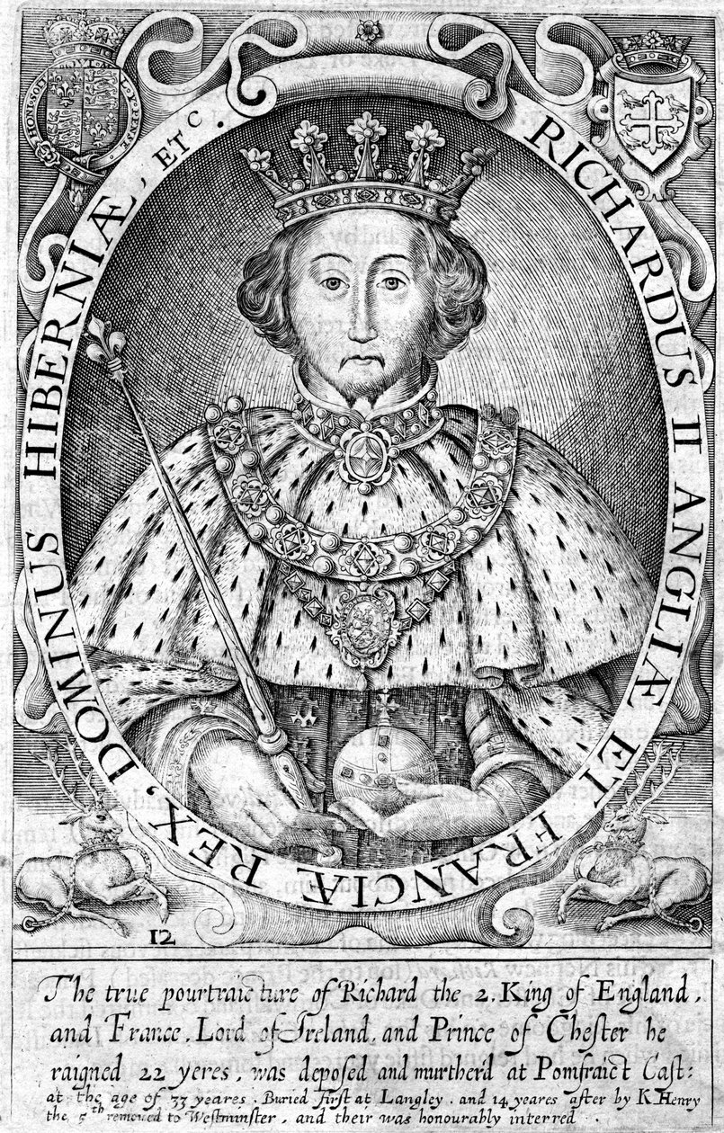 Richard II., anglický král od Unbekannt