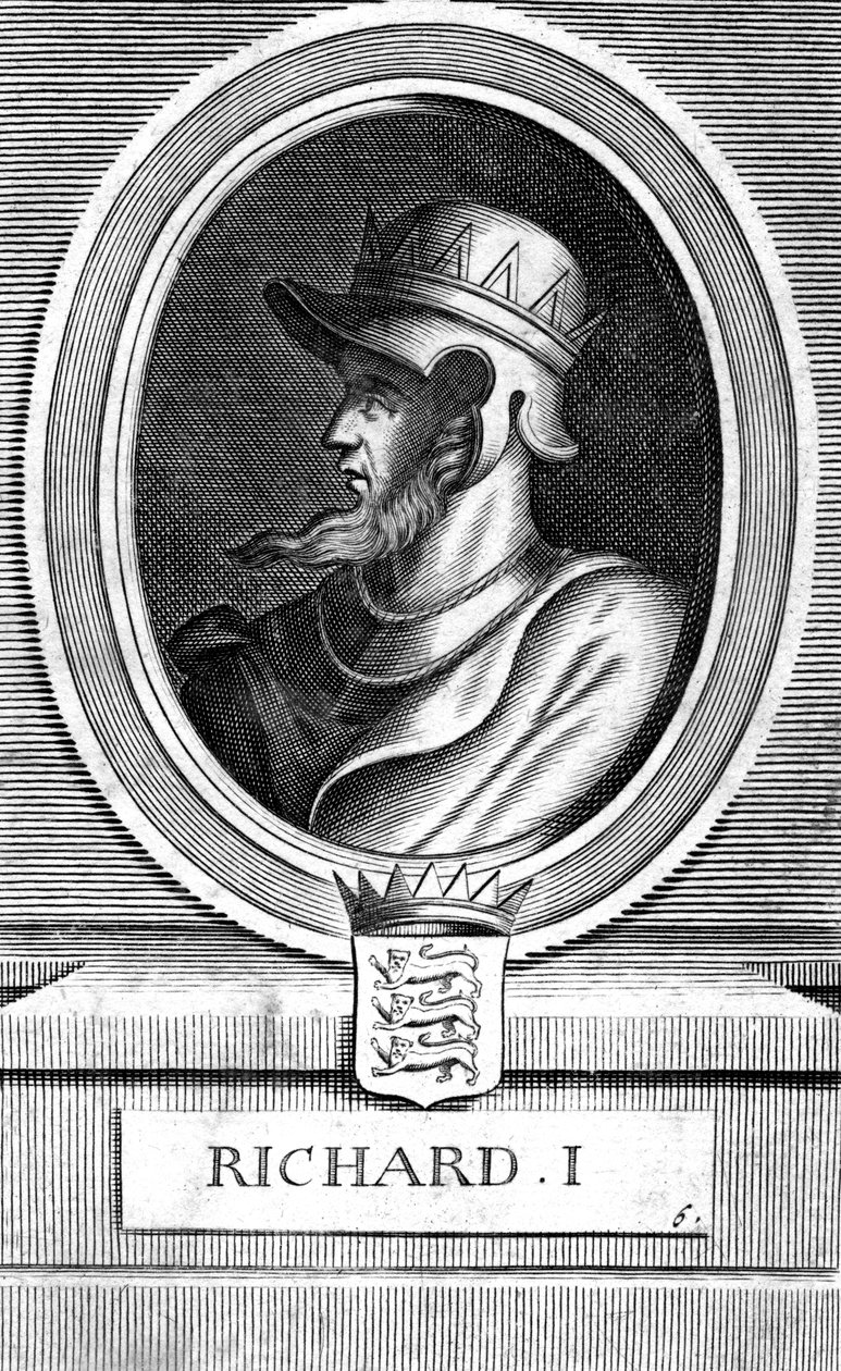 Richard I. anglický král, 19. století od Unbekannt