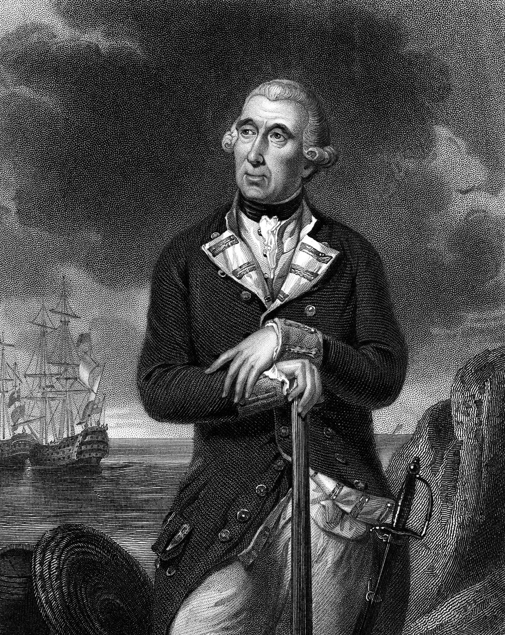 Richard Kempenfelt 1718-1782, anglický námořní důstojník švédského původu od Unbekannt