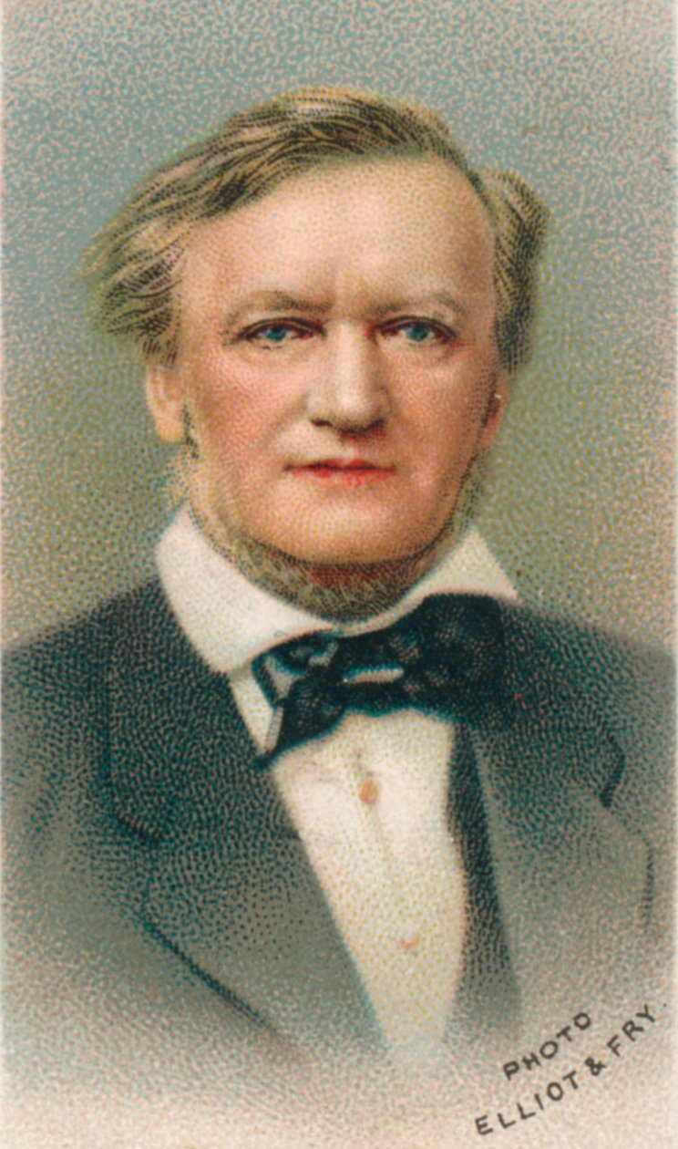 Richard Wagner 1813-1883, německý skladatel, dirigent a esejista, 1911 od Unbekannt