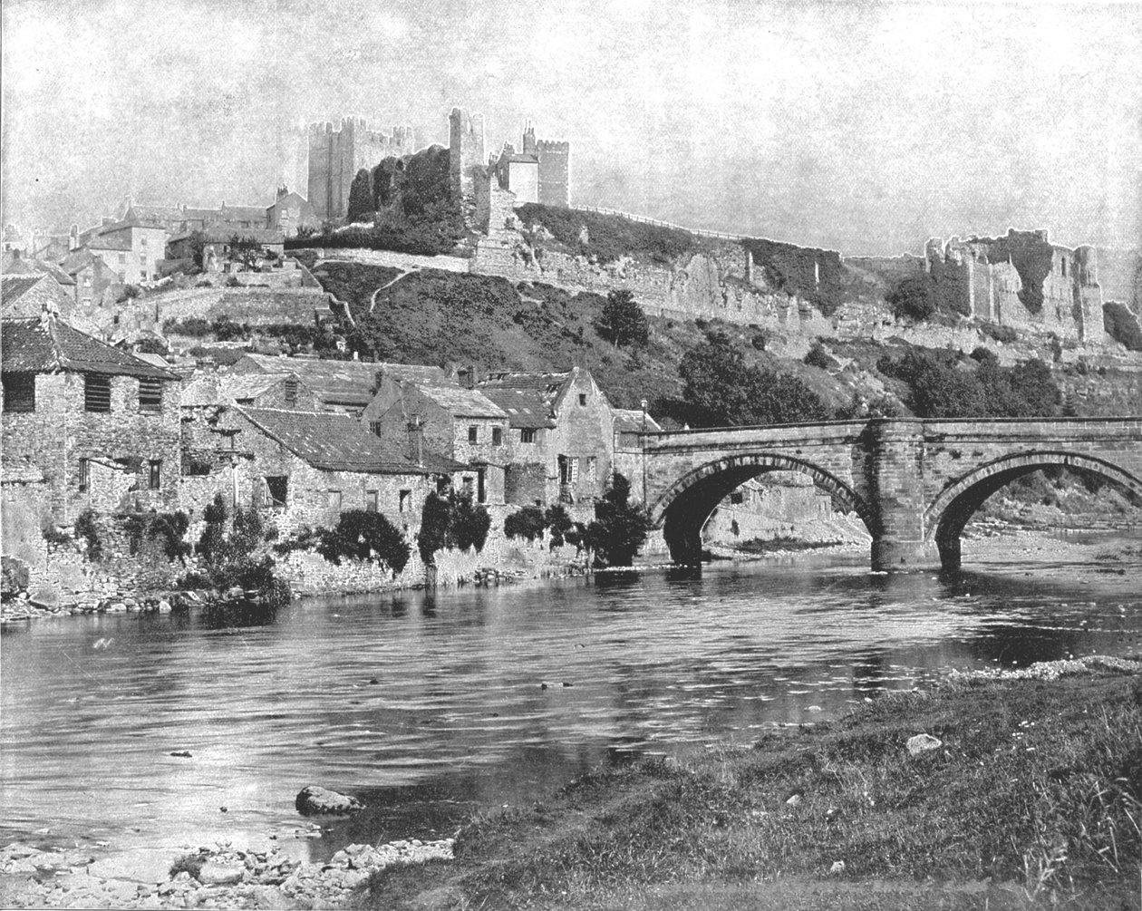 Hrad Richmond, Severní Yorkshire, 1894. od Unbekannt