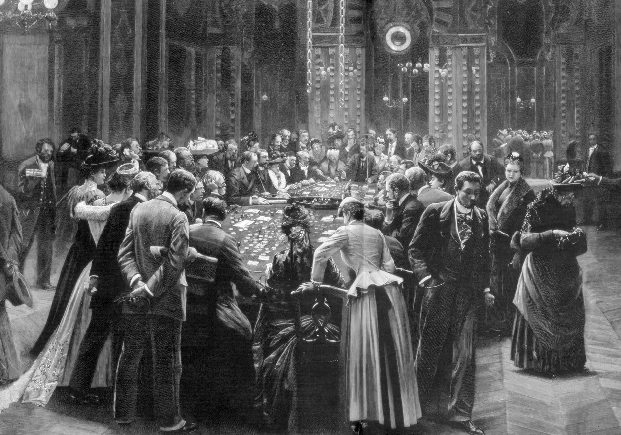 Už nic nejde, herny v Monte Carlu, Monako, 1890 od Unbekannt