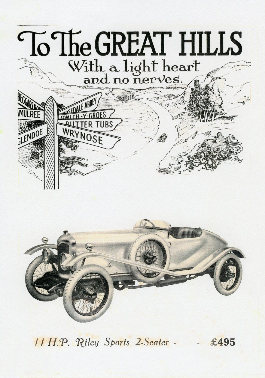 Riley MPH 2-sedadlové Sports, c1920 od Unbekannt