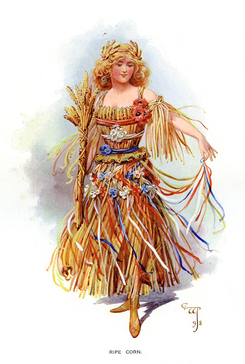 Zralá kukuřice, 1899 od Unbekannt