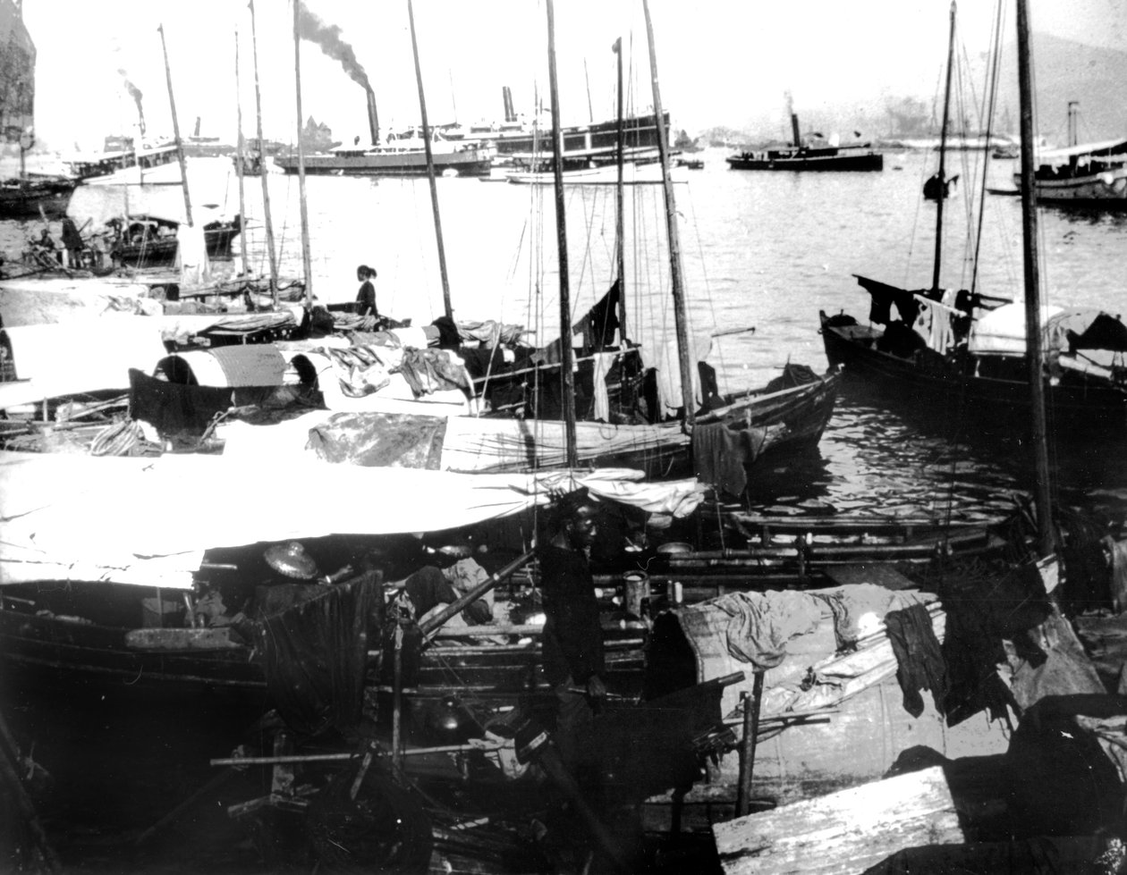 Říční čluny, Saigon, 1900 od Unbekannt