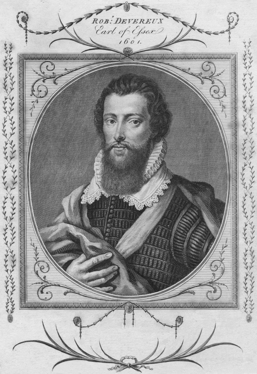 Rob Devereux, hrabě z Essexu, 1601, 1784. od Unbekannt