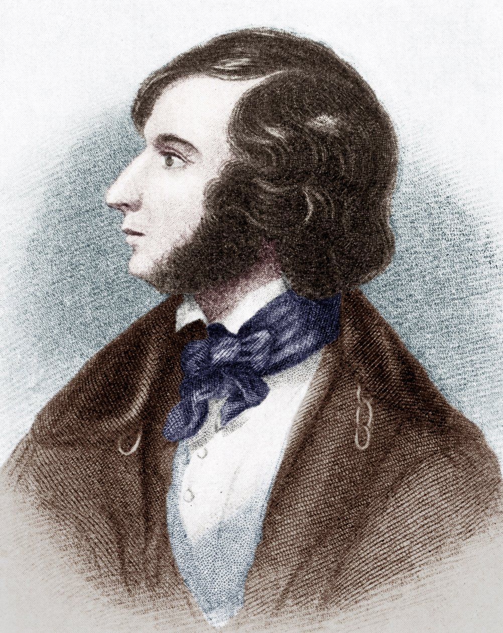 Robert Browning - portrét anglického básníka a dramatika od Unbekannt
