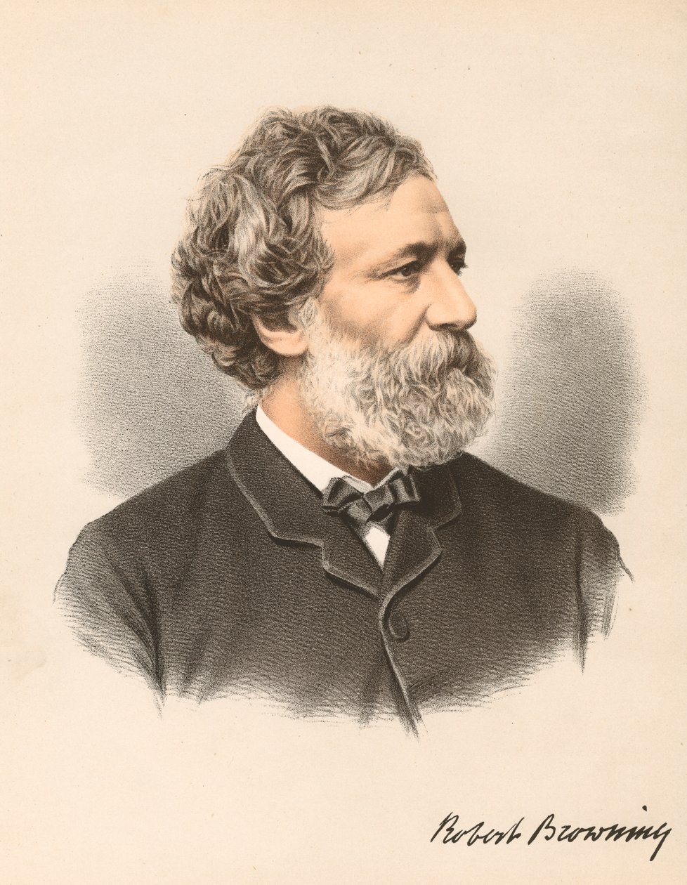Robert Browning, anglický básník a dramatik, c1880 od Unbekannt