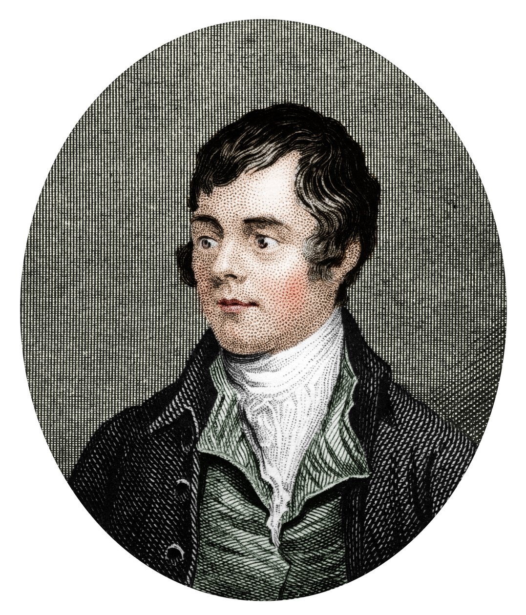 Robert Burns , skotský básník, 1877 od Unbekannt