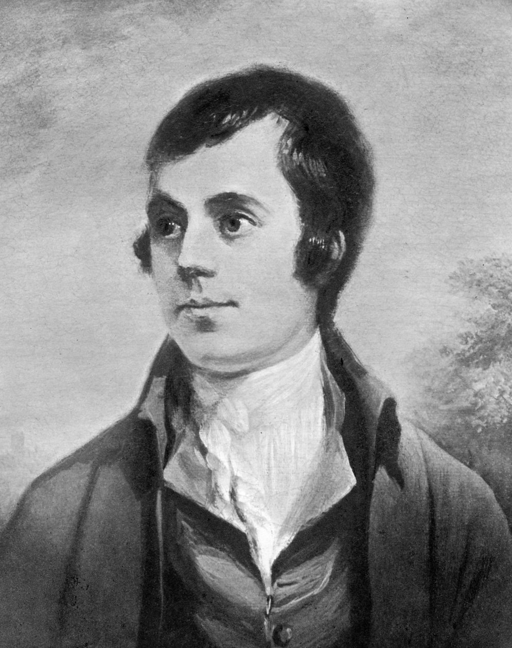 Robert Burns , skotský básník, 19. století od Unbekannt