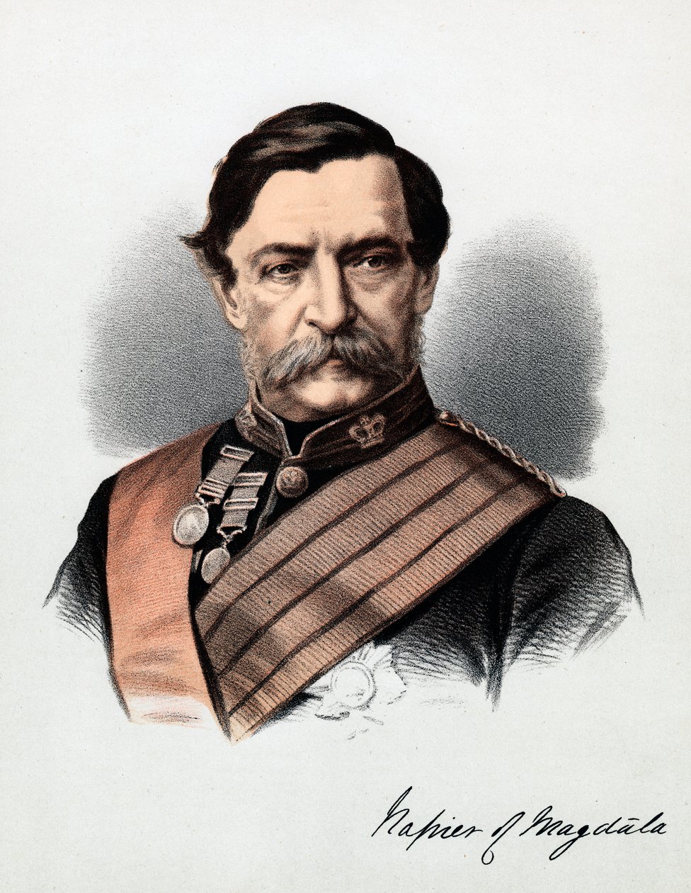 Robert Cornelius Napier, 1. baron Napier z Magdaly, britský voják, c1880 od Unbekannt