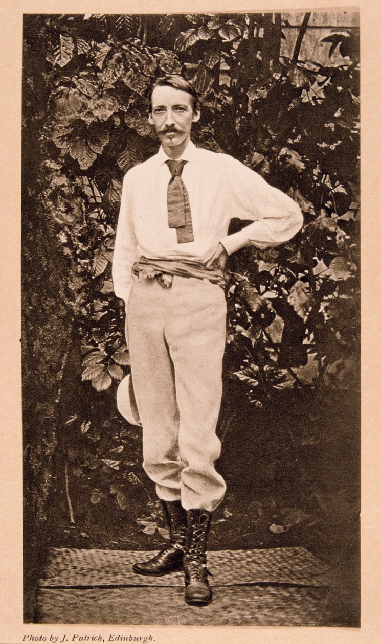 Robert Louis Stevenson v Samoa, c1890 od Unbekannt