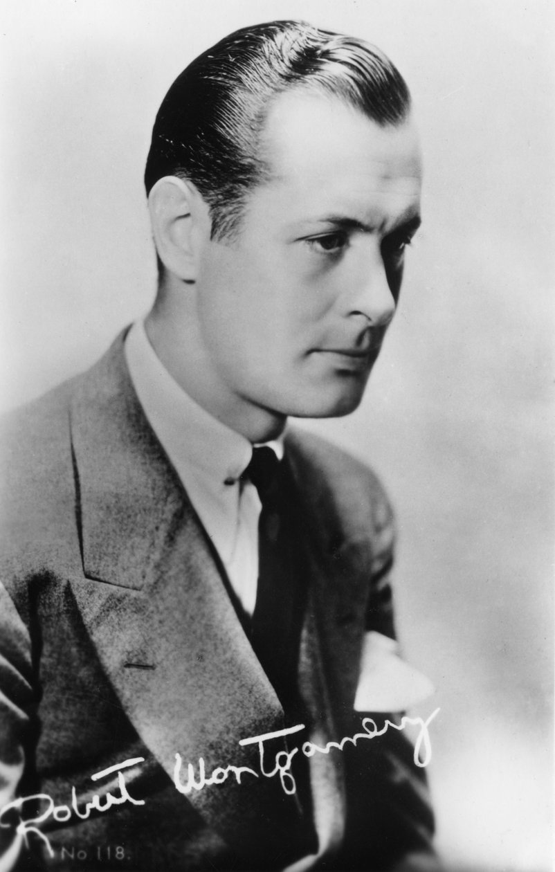 Robert Montgomery 1904-1981, americký herec a režisér, 20. století od Unbekannt
