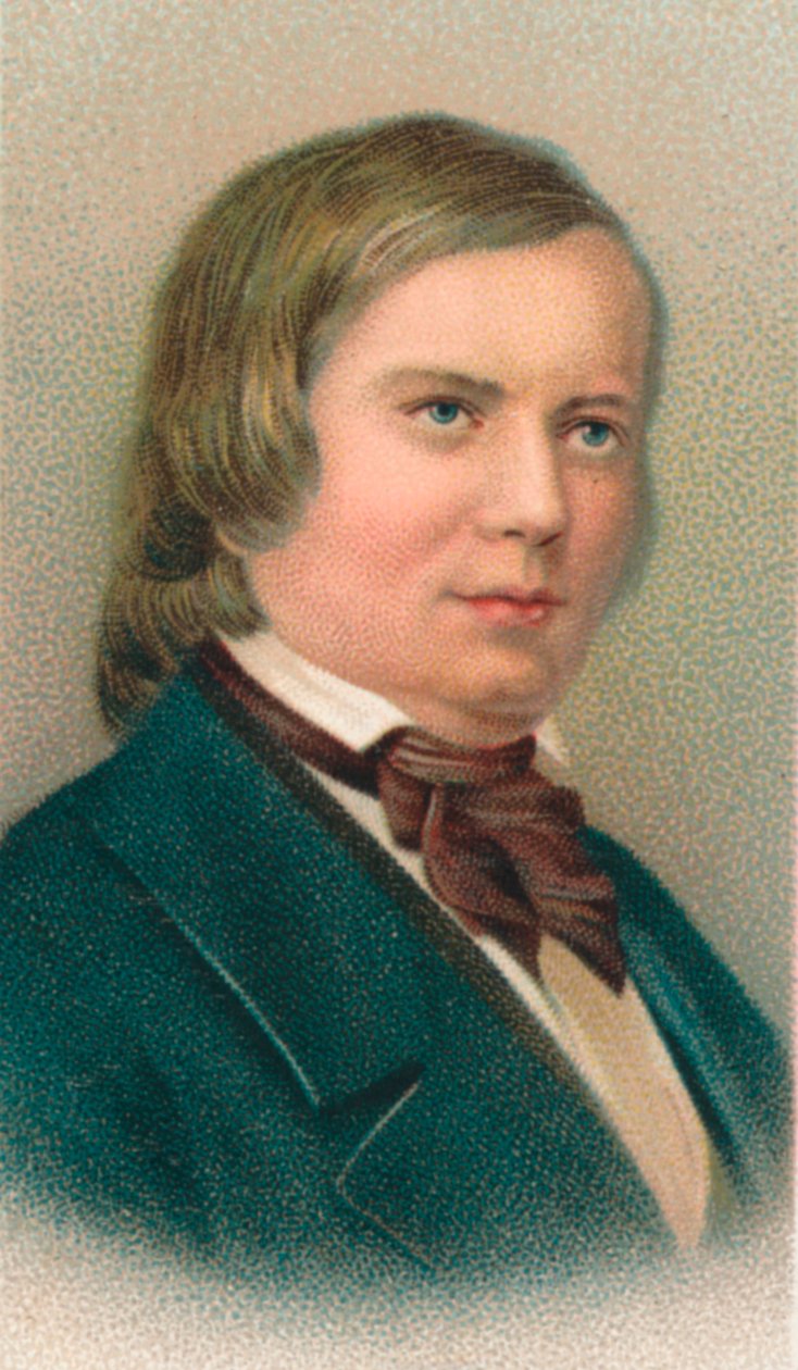 Robert Schumann 1810-1856, německý skladatel, 1911 od Unbekannt