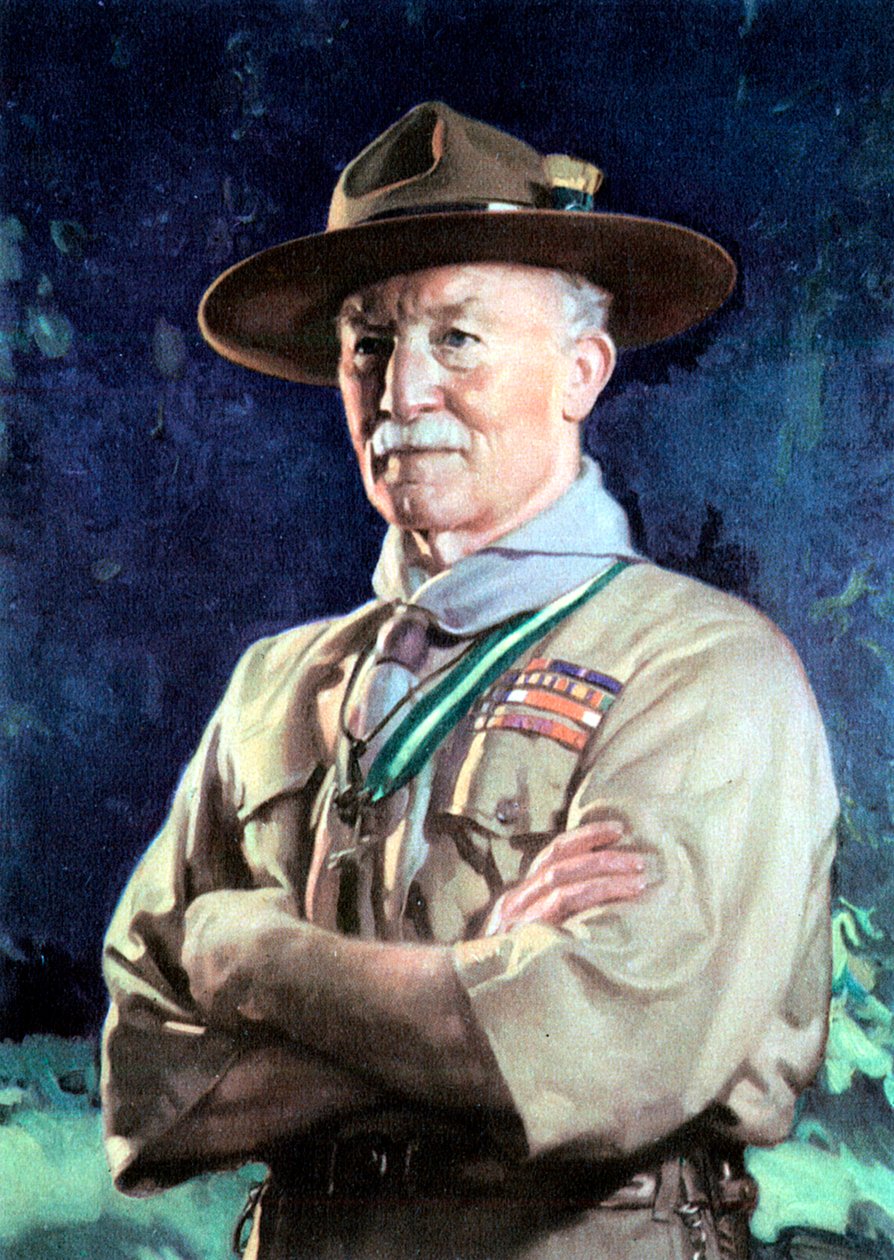 Robert Stephenson Smyth Baden-Powell, první vikomt Baden-Powell, anglický voják. od Unbekannt