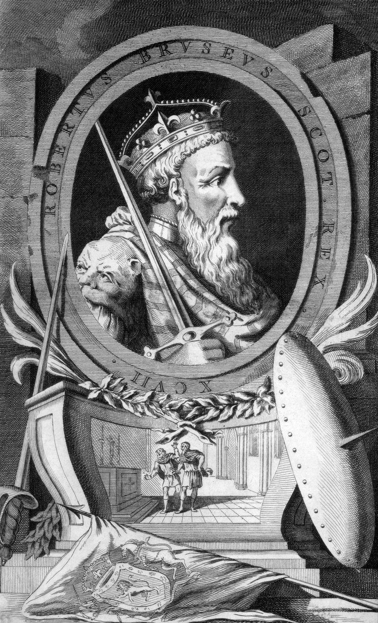 Robert the Bruce, skotský král, 1749 od Unbekannt