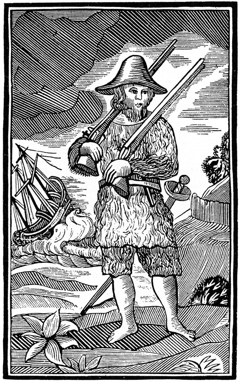 Robinson Crusoe, kapesní řez, 18. století 1964 od Unbekannt